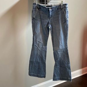 Express flare leg jeans size 8